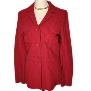 Jones New York Sport. Cardinal Red Jacket.  Size: Small